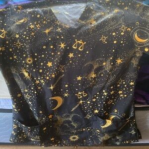 Zinnia Starry Gray and Yellow Top XS